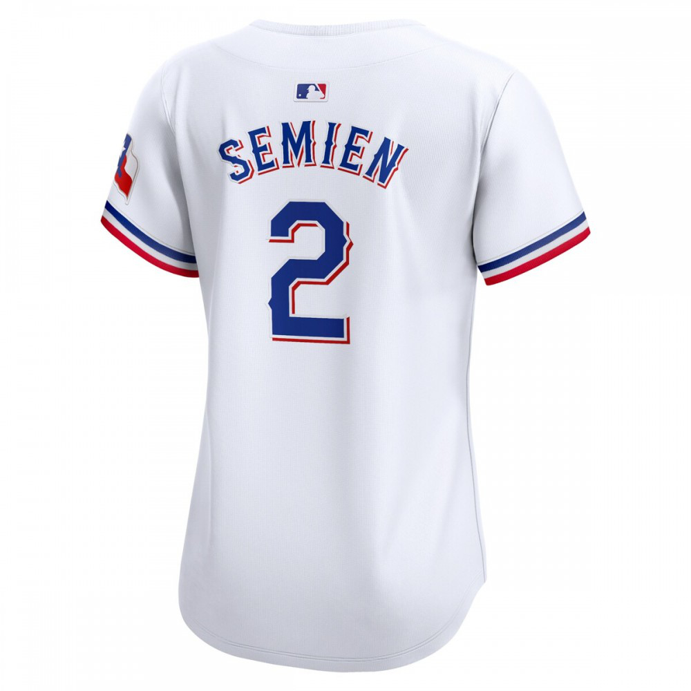 Marcus Semien Texas Rangers Women's Home Limited Player Jersey - White-Pro Kit Vault | Brand New 26/27 Sports Jerseys